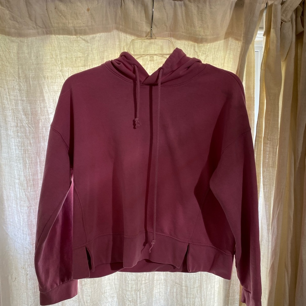 Pink crop top sweater